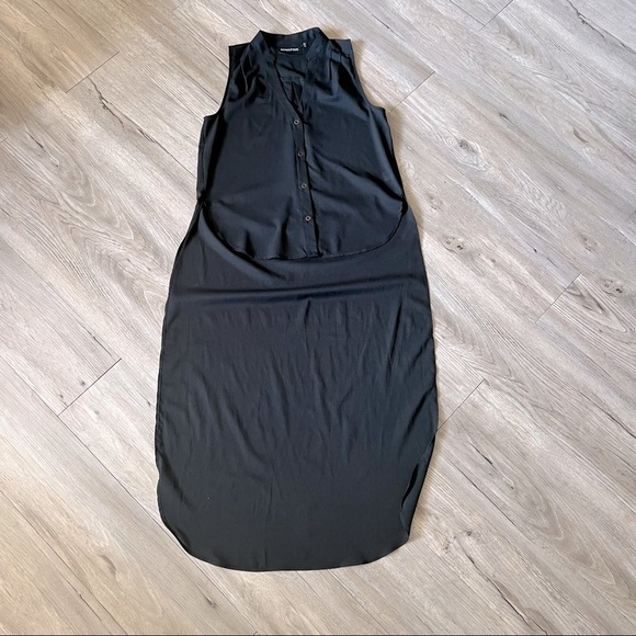 Minkpink Extreme High Low Sleeveless Button Blouse - Picture 1 of 8